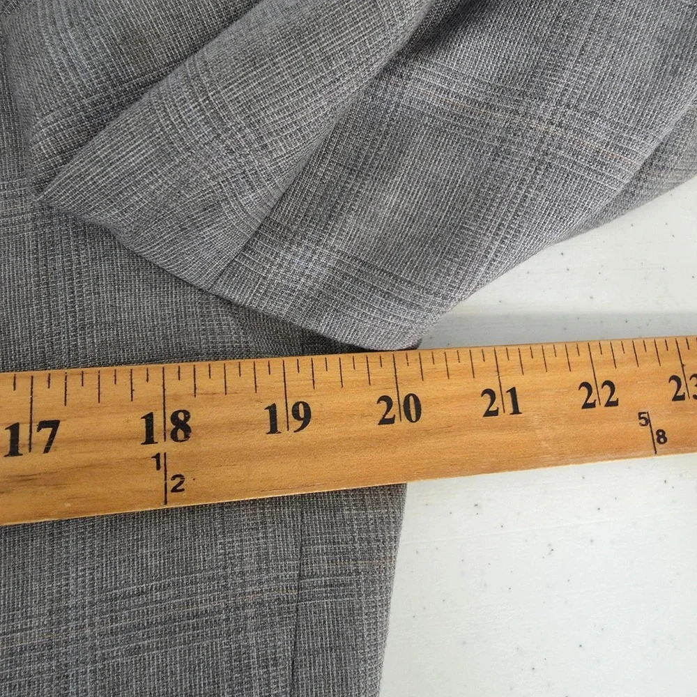 Bill Blass Blazer Jacket Mens 38 Gray Sport Coat 2 Buttons Vent‎ USA Made